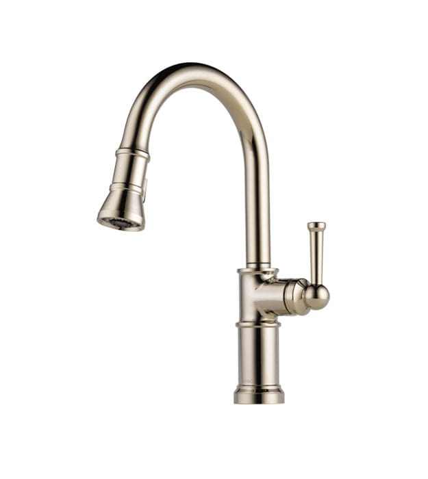Brizo Artesso 63025LF Single Handle Pull-Down Kitchen Faucet 9 Brizo Artesso 63025LF-PN Single Handle Pull-Down Kitchen Faucet