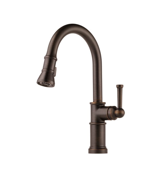 Brizo Artesso 63025LF Single Handle Pull-Down Kitchen Faucet 10 Brizo Artesso 63025LF-RB Single Handle Pull-Down Kitchen Faucet