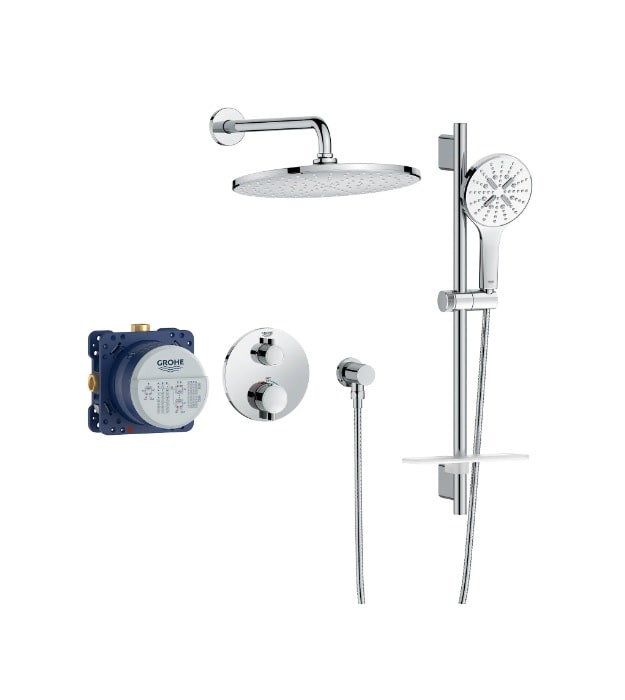 Grohe Rainshower Grohtherm Shower Kit 103066 5 Grohe Rainshower Grohtherm Shower Kit 103066