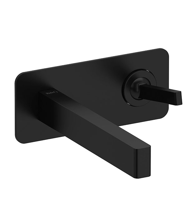 Riobel Paradox TPX360 Wall Mount Faucet Trim 8 Riobel Paradox TPX360BK Wall Mount Lavatory Faucet Trim