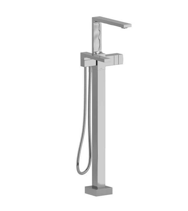 Riobel Reflet TRF39 Floor-Mount Tub Filler With Handshower Trim 2 Riobel Reflet TRF39 Floor-Mount Tub Filler