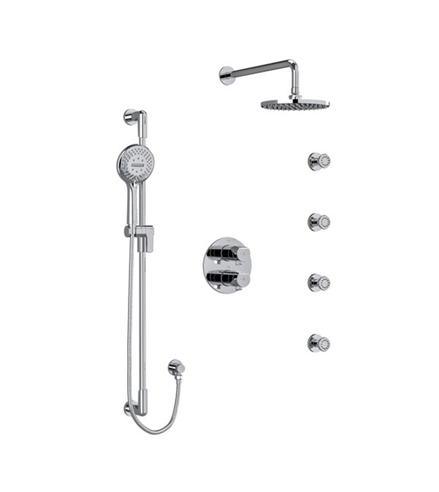 Riobel Parabola KIT446 Shower Kit KIT446P 4 Riobel Parabola KIT446