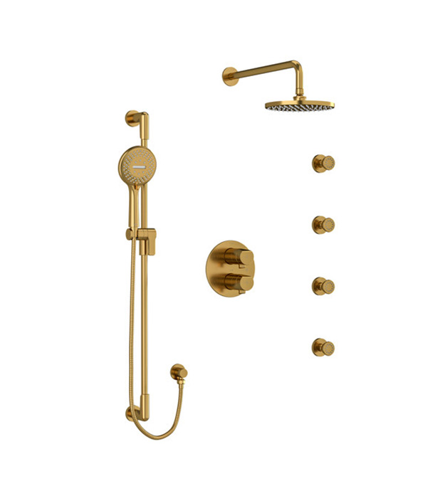 Riobel Parabola KIT446 Shower Kit KIT446P 7 Riobel Parabola KIT446 Shower Kit KIT446PBBG