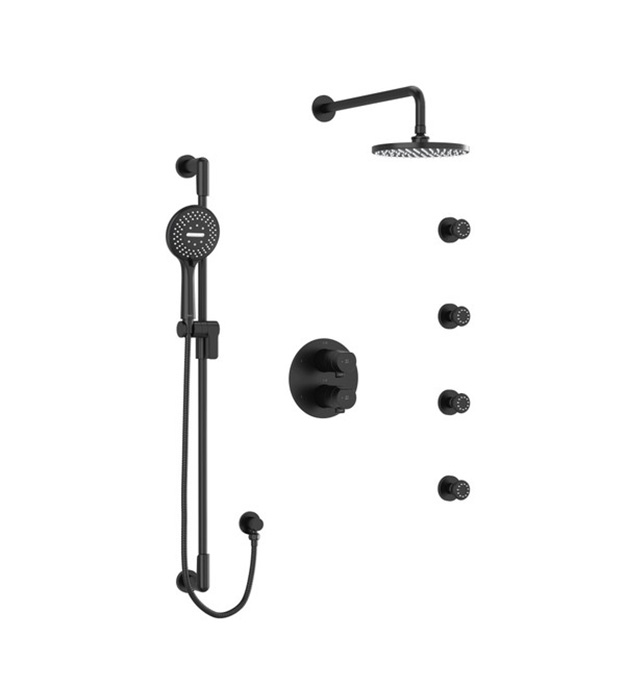 Riobel Parabola KIT446 Shower Kit KIT446P 8 Riobel Parabola KIT446 Shower Kit KIT446PBBk