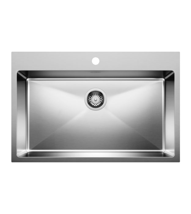 Blanco 402612 QUATRUS R15 Drop-in Super Single Kitchen Sink 3 Blanco 402612 QUATRUS R15 Drop-in Super Single