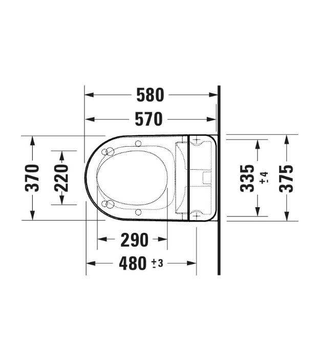 Duravit SensoWash D-Neo Wall Hung Shower Toilet 11 Duravit SensoWash D-Neo Wall Hung Shower Toilet - Image 6