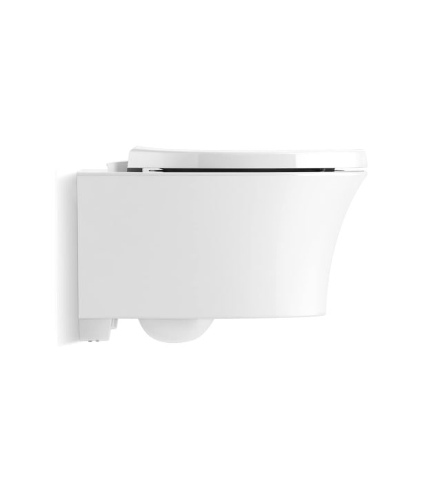 Kohler Veil K-31539-0 Wall-hung Compact Elongated Toilet 8 Kohler Veil K-31539-0 Wall-hung Compact Elongated Toilet - Image 3