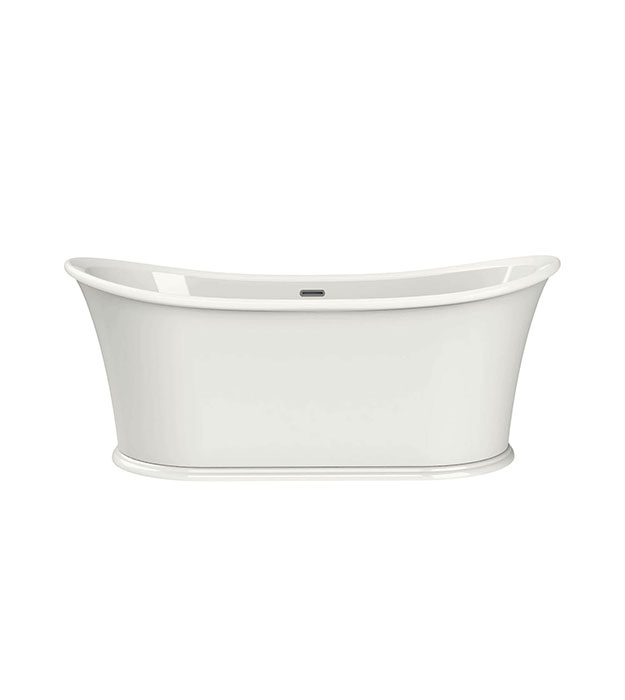 MAAX Elina 66x34 Acrylic Freestanding Bathtub 106389 14 MAAX Elina 66x34 Acrylic Freestanding Center Drain Bathtub