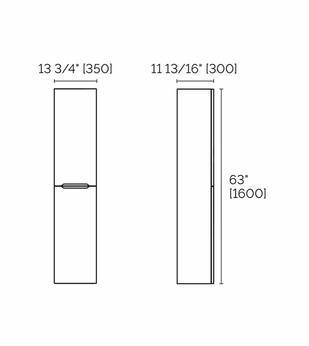 Stonetouch Runway Wall-Mounted Column 7 Stonetouch Runway Wall Mounted Column