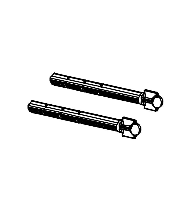 TOTO THU608 Push Rod For In Wall Tanks 9 TOTO THU608 Push Rod For In Wall Tanks