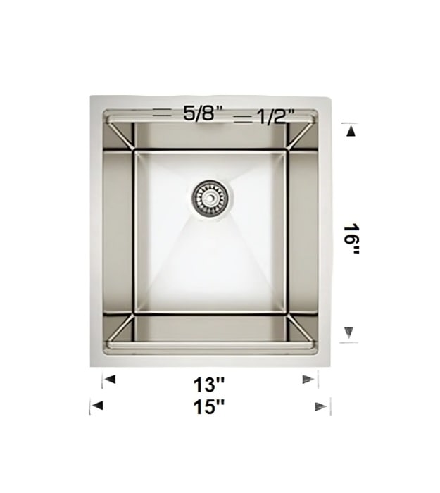 Bosco 201815 Plus Titanium Multi-Level Bar Sink 6 Bosco 201815 Plus Titanium Multi-Level Bar Sink