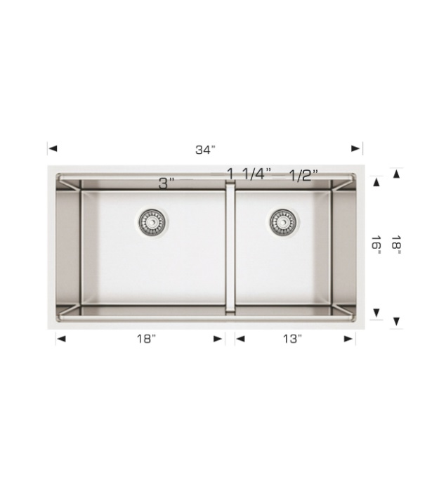 Bosco 201834 Plus Titanium 34" Kitchen WorkCentre 5 Bosco 201834 Plus Titanium 34" Kitchen WorkCentre