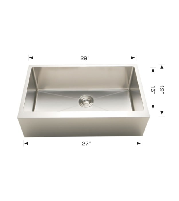 Bosco 203320 Plus 29" Apron Farmhouse Sink 14 Bosco 203320 Plus 29" Apron Farmhouse Sink