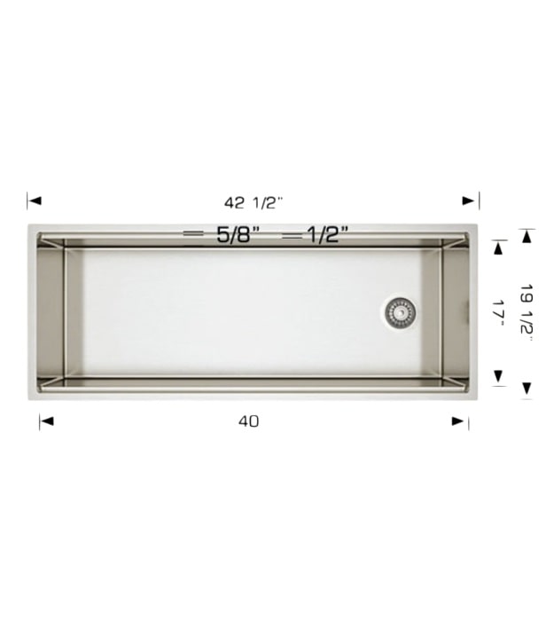 Bosco 204219M Plus 42" Linear Kitchen Sink Workstation 4 Bosco 204219M Plus 42" Linear Kitchen Sink Workstation
