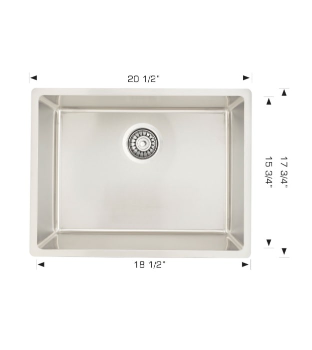 Bosco 207113 Standard Series 20" Prep Sink 5 Bosco 207113 Standard Series 20" Prep Sink