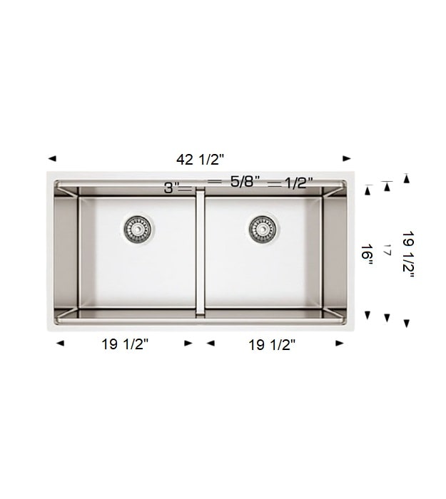 Bosco 224219 Plus 42" Double Bowl Kitchen Workstation 17 Bosco 224219 Plus 42" Double Bowl Kitchen Workstation