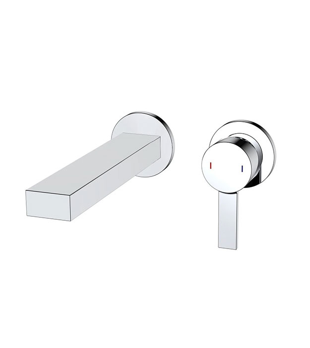 Fluid Citi Wall Mounted Faucet F24008T 3 Fluid Citi Wall Mounted Faucet - F24008T