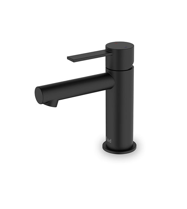 Fluid Big Citi Round Bathroom Faucet F24013 8 Fluid Big Citi Round Faucet - F24013 Black