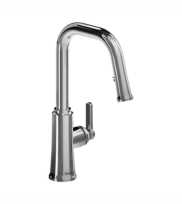 Riobel Trattoria TTSQ101 Single Lever Kitchen 11 Riobel Trattoria single lever kitchen square single lever kitchen square shaped TTSQ101