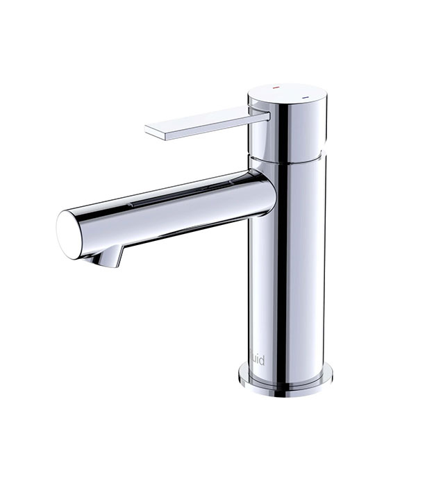 Fluid Big Citi Round Bathroom Faucet F24013 5 Fluid Big Citi Round Faucet - F24013 chrome