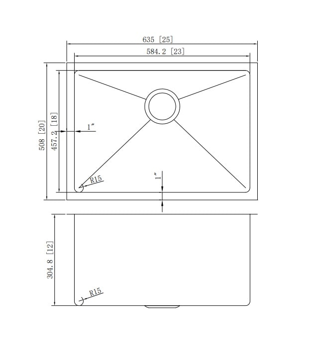 Bosco 202215 Plus 25" Undermount Laundry Sink 7 Bosco 202215 Plus 25" Undermount Laundry Sink - Image 2