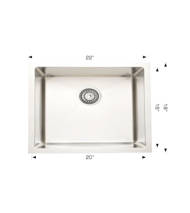 Bosco 208054 22" Undermount Laundry Sink 15 Bosco 208054 22" Undermount Laundry Sink