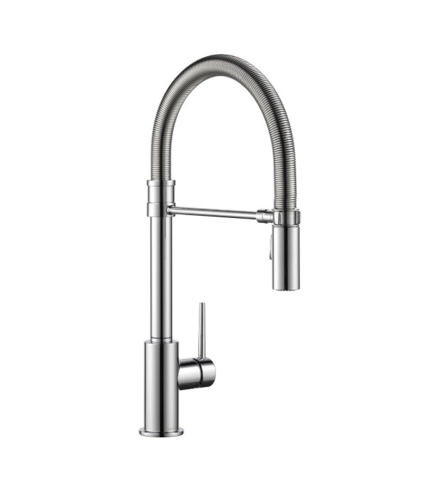 Delta Trinsic Pro Pull-Down Kitchen Faucet 9659 4 Delta Trinsic Pro Pull-Down Kitchen Faucet 9659