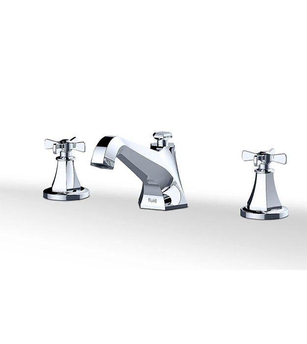 Fluid Symmetry Widespread Faucet - F17006X 5 Fluid Symmetry Faucet - F17006X
