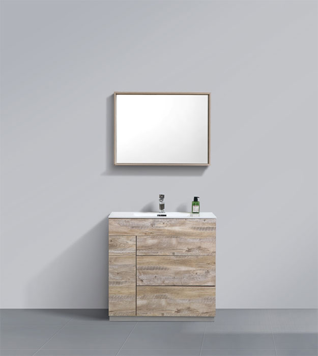 Milano 36″ Floor Mount Modern Bathroom Vanity KFM36 9 Milano 36″ Floor Mount Modern Bathroom Vanity - KFM36NW