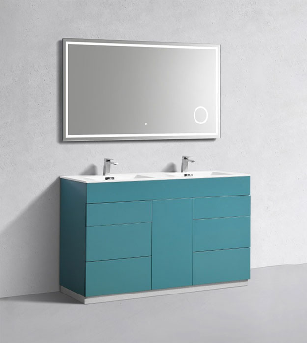 Milano 60″ Double Sink Floor-Mount Vanity KFM60D 11 Milano 60″ Double Sink Floor-Mount Vanity KFM60D - Image 6