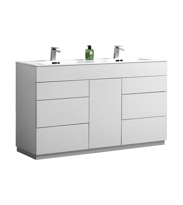 Milano 60″ Double Sink Floor-Mount Vanity KFM60D 16 Milano 60″ Double Sink Floor-Mount Vanity KFM60D