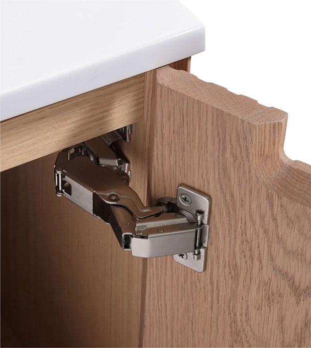 KubeBath Fiore 48" Fluted Wall-Mount Vanity KSW48 11 48” Fiore Modern Wall Mount Double Sink