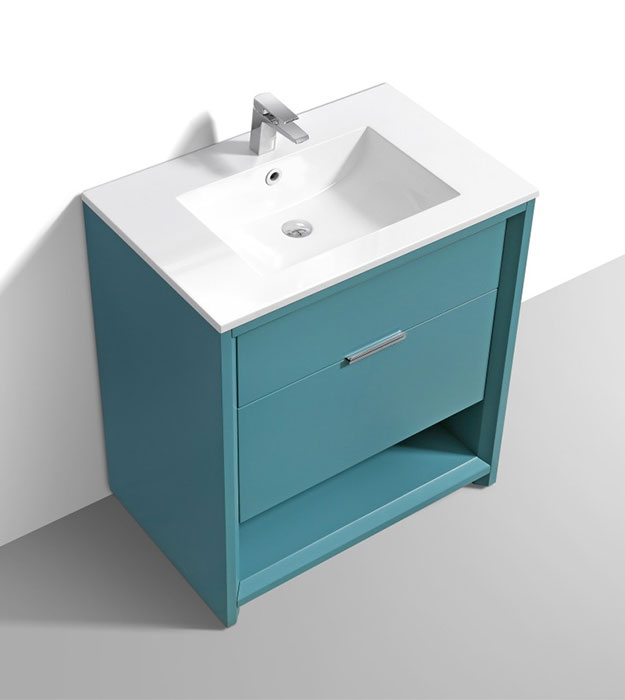 Nudo 32″ Floor-Mount Modern Bathroom Vanity NUDO32 8 Nudo 32″ Floor-Mount Modern Bathroom Vanity - NUDO32