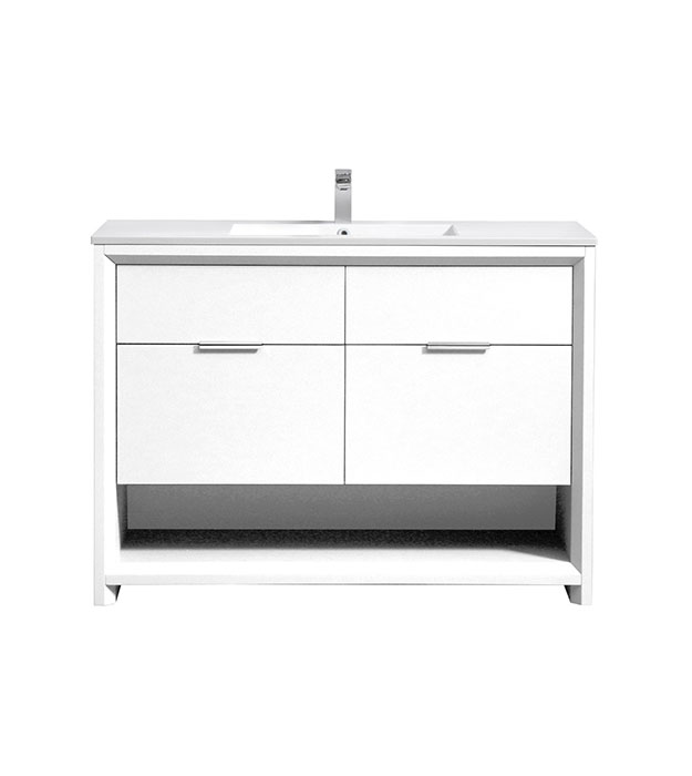 Nudo 48″ Single Sink Floor-Mount Bathroom Vanity NUDO48 3 Nudo 48″ Single Sink Floor-Mount Modern Bathroom Vanity NUDO48S