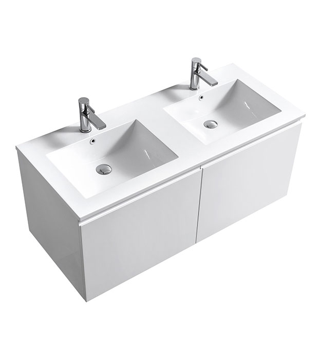Balli 48D Double Sink Modern Bathroom Vanity BALLI48D 2 Balli 48D″Double Sink Modern Bathroom Vanity BALLI48D