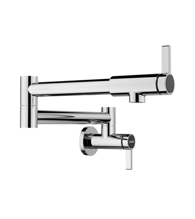 BlancoCulina II Pot Filler Faucet - Wall Mounted 4 BlancoCulina II Pot Filler Faucet 527485 - Wall Mounted Chrome