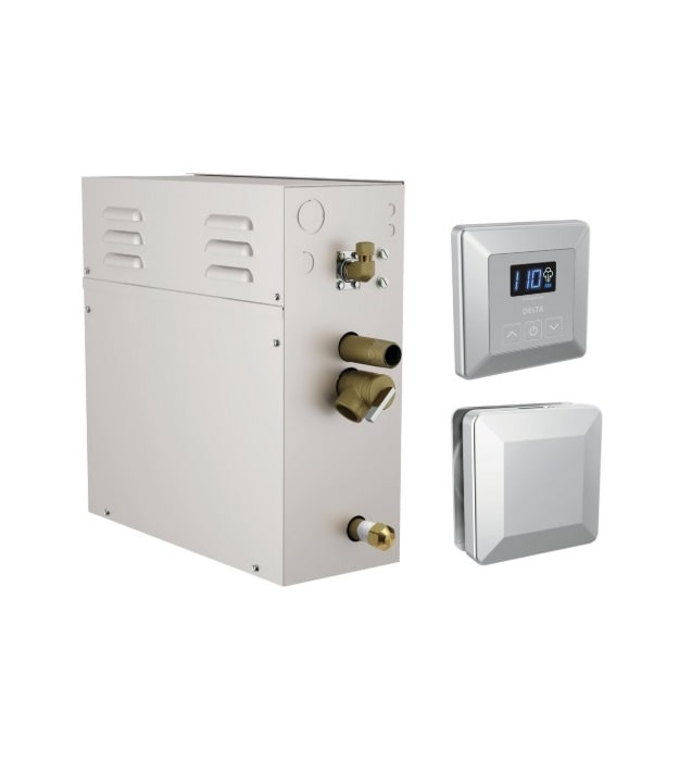 Delta 5P-EST04-PR 4KW SimpleSteam Kit Chrome