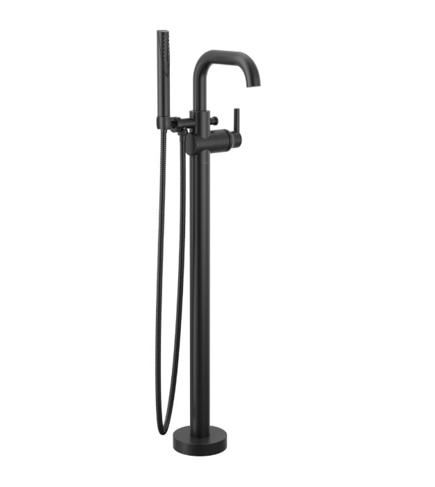 Delta Trinsic Floor Mount Tub Filler T4754-FL 9 Delta Trinsic Floor Mount Tub Filler T4754-FL - Image 4