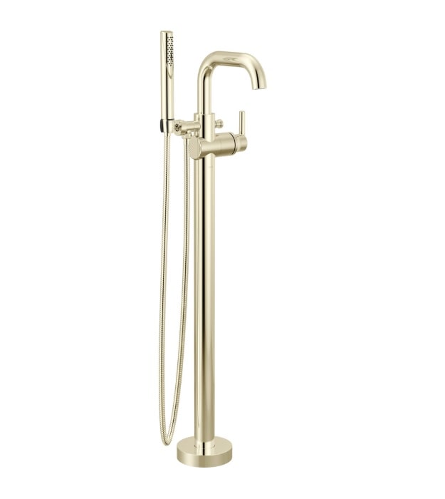 Delta Trinsic Floor Mount Tub Filler T4754-FL 7 Delta Trinsic Floor Mount Tub Filler T4754-FL - Image 2
