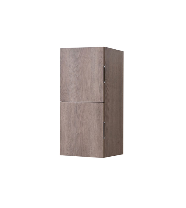 Bathroom Butternut Linen Cabinet w/ 2 Storage Areas SLBS28-BTN