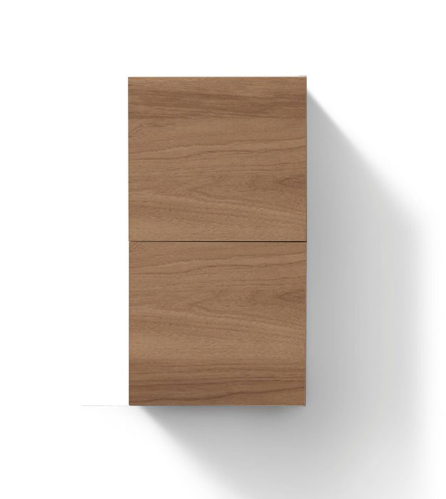 Bathroom Honey Oak Linen Cabinet w/ 2 Storage Areas SLBS28-HO