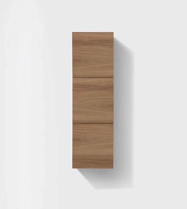 Honey Oak Linen Tower w/ 3 Storage Areas SLBS59-HO 7 Bathroom Honey Oak Linen Side Cabinet w/ 3 Storage Areas SLBS59-HO