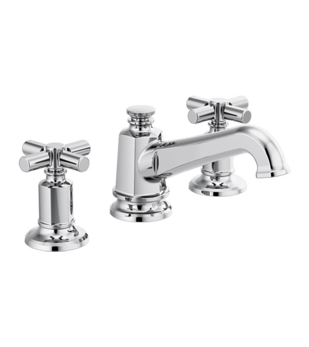 Brizo Invari Angled Spout Faucet With Cross Handles - 65378LF