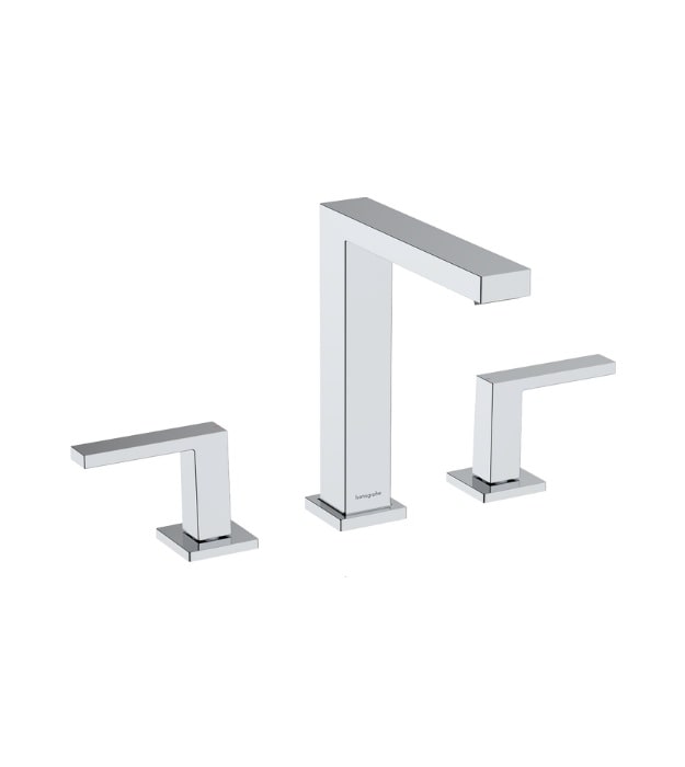 Hansgrohe Tecturis E Widespread Faucet 150 With Drain 6 Hansgrohe Tecturis E Widespread Faucet 150 With Drain