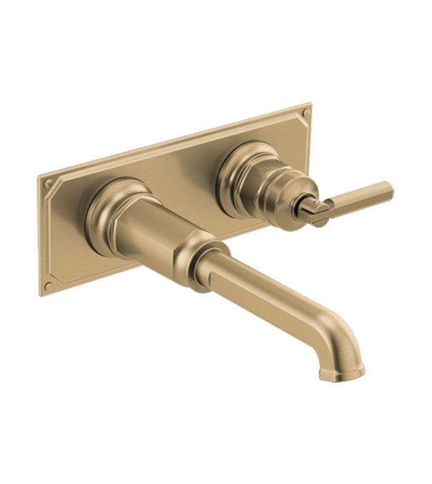 Brizo Invari Wall-Mounted Faucet T65776LF – Single Lever Handle 11 Brizo Invari Wall Mount Faucet T65776LF-GLLHP_HL5876-GL