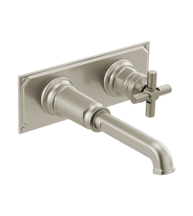 Brizo Invari Cross Handle Wall-Mount Faucet T65776LF 7 Brizo Invari Wall Mount Faucet T65776LF-NKLHP_HX5876-NK