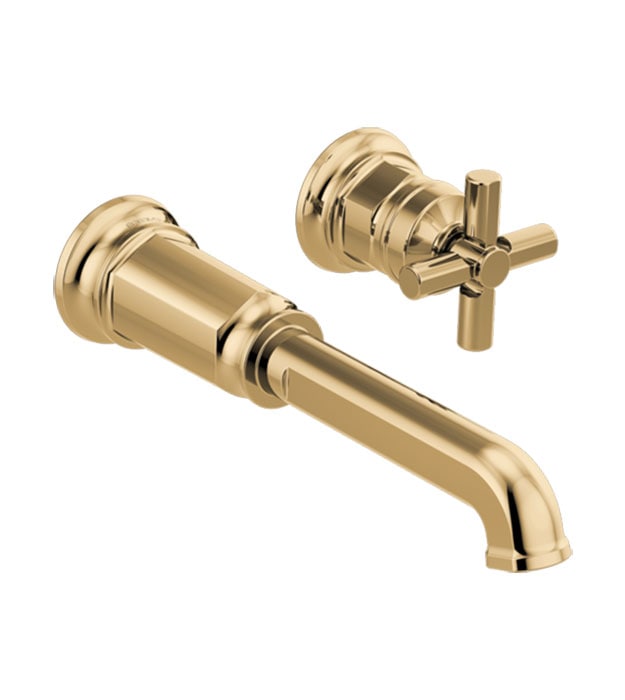 Brizo Invari Cross Handle Wall-Mount Faucet T65776LF 6 Brizo Invari Faucet T65776LF-PGLHP_HX5876-PG
