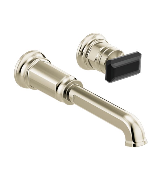 Brizo Invari Wall Mount Faucet T65776LF – Single Crystal Handle 9 Brizo Invari Single-Handle Faucet T65776LF-PNLHP_HK5876-PNBC