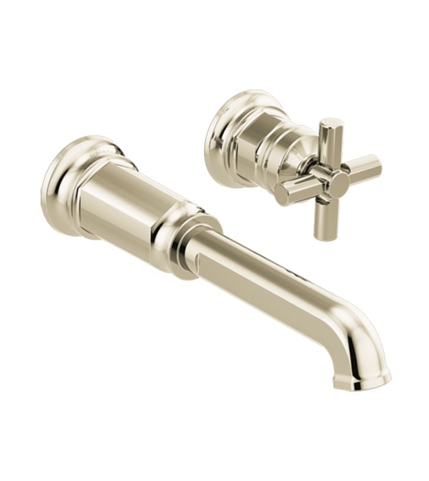 Brizo Invari Cross Handle Wall-Mount Faucet T65776LF 5 Brizo Invari Wall Mount Faucet T65776LF-PNLHP_HX5876-PN