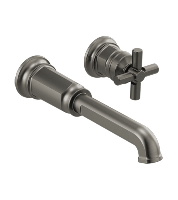 Brizo Invari Cross Handle Wall-Mount Faucet T65776LF 4 Brizo Invari Wall Mount Faucet T65776LF-SLLHP_HX5876-SL